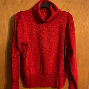 Elegant Red Women's Sweater